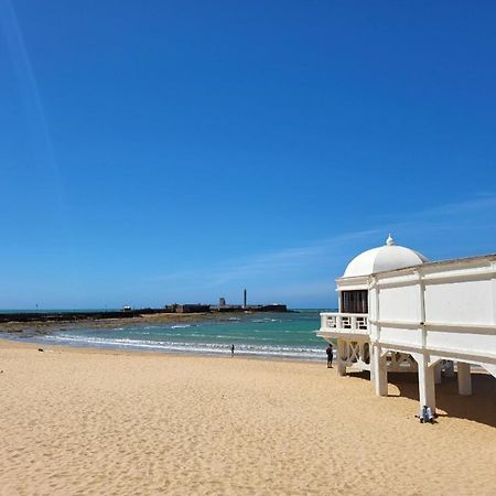 Cadiz Playa La Caleta Terraza Con Barbacoa Apartment Exterior foto