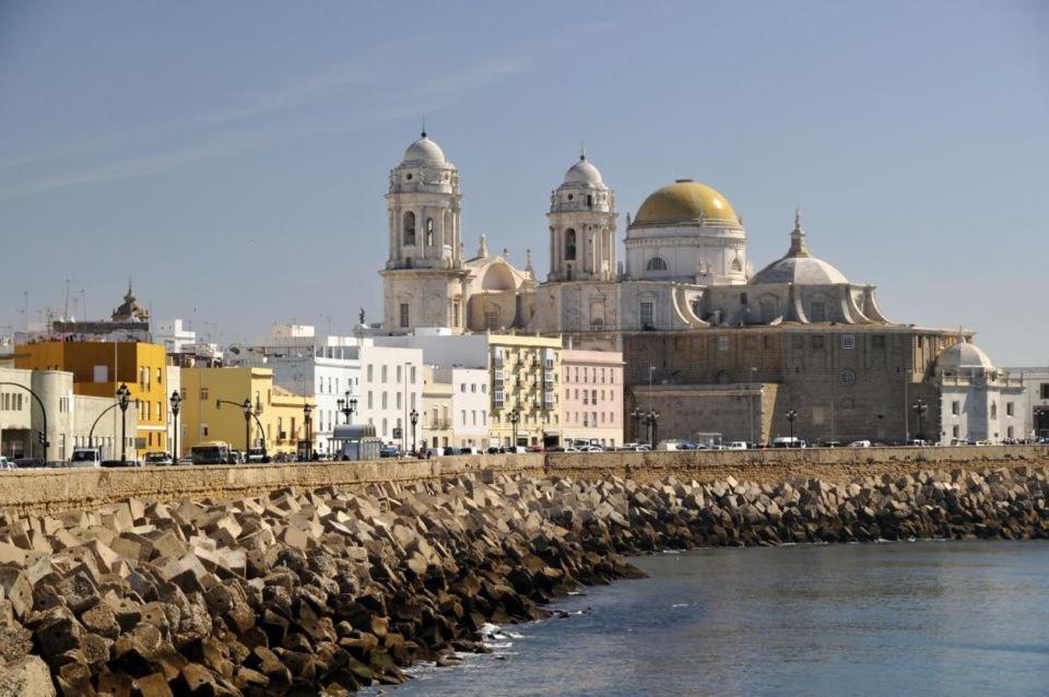 Cadiz Playa La Caleta Terraza Con Barbacoa Apartment Exterior foto